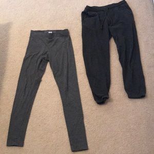 Leggings and sweats
